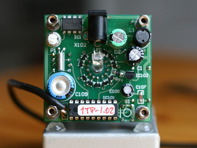 Single Tube Clock with Z570M - PCB underside