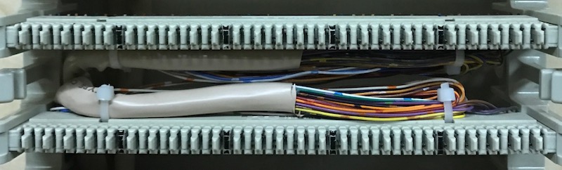 BIX Cable Termination - Finished