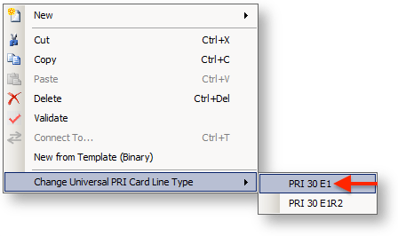 E1 or T1 interface