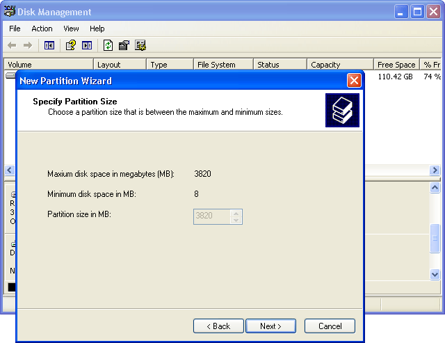 New Partition Wizard -2