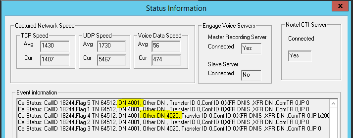 Status Info